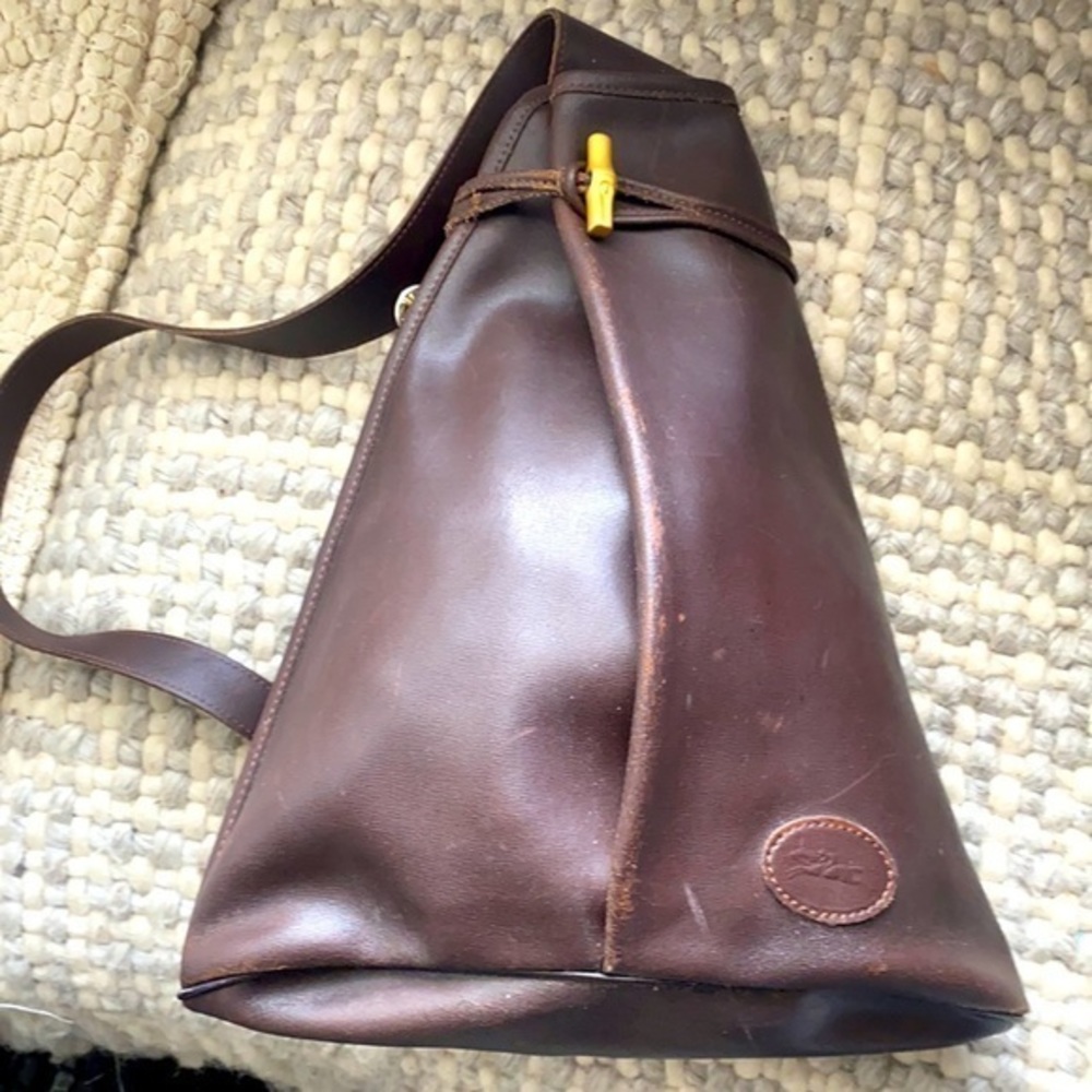Longchamp Brown Crossbody Bag